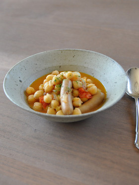 ひよこ豆とトマトのシチュー