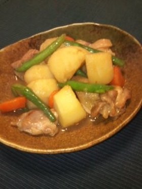 簡単!鶏ももとじゃがいものほっこり煮物☆