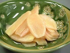 生姜の甘酢漬けの画像