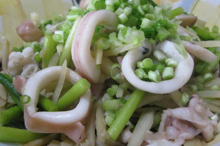 イカニンニクの芽ジャガイモのニンニク炒め レシピ 作り方 By ザオリク クックパッド