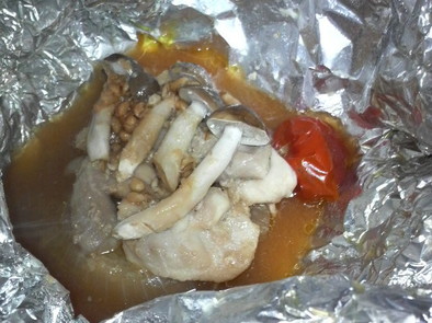 鶏と野菜の味噌ホイル焼きの写真