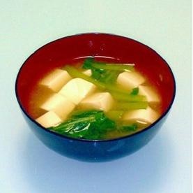 小松菜のお味噌汁