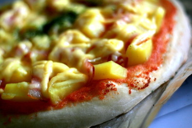 簡単❤明太子ポテトピザの写真
