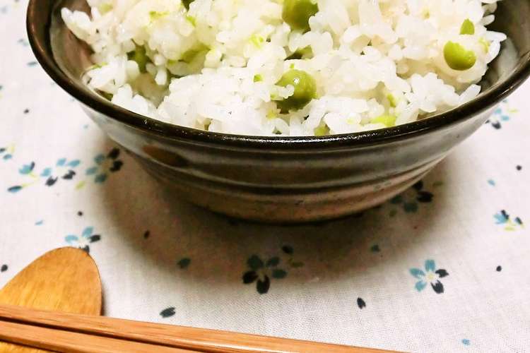 スナップえんどうの豆ご飯 レシピ 作り方 By 快くん クックパッド