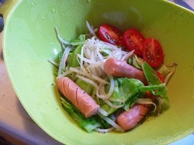 ルクエで☆ロースターで、簡単野菜炒め