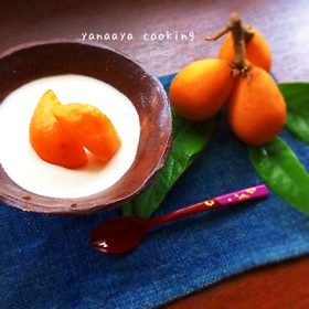捨てないで!!ビワの種で杏仁豆腐♪