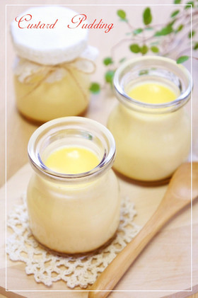 ナツメグとバニラのプリンのレシピ