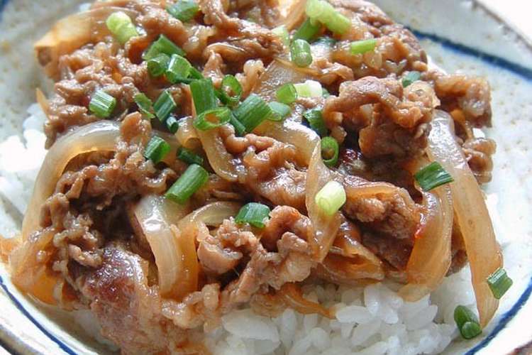 男の胃袋鷲掴み 豆板醤でガツンと牛丼 レシピ 作り方 By Moj クックパッド 簡単おいしいみんなのレシピが352万品