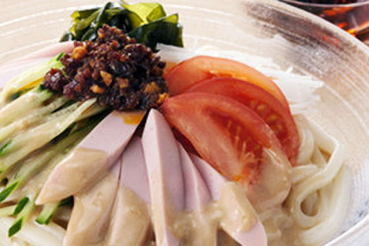 おさかなのソーセージの棒々鶏風うどん レシピ 作り方 By ニッスイ クックパッド