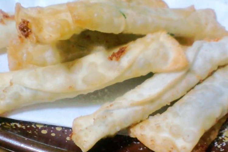 餃子の皮のチーズ包み レシピ 作り方 By Kayo0913 クックパッド 簡単おいしいみんなのレシピが360万品