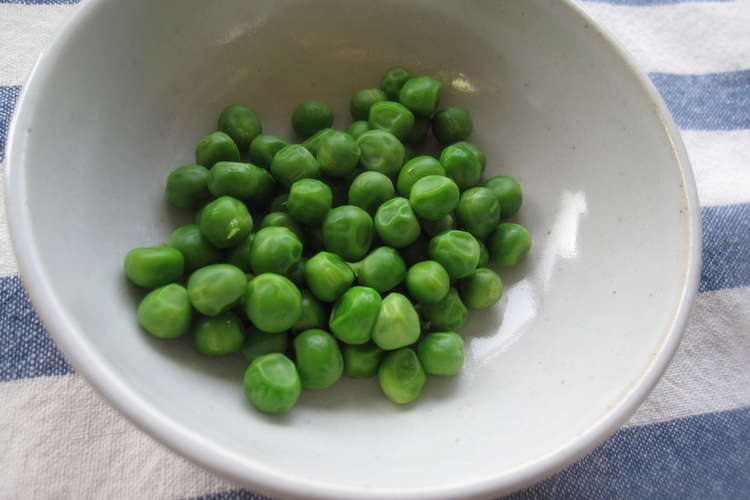 子供が完食 エンドウ豆のゆでただけ レシピ 作り方 By ぺんぺんママ クックパッド