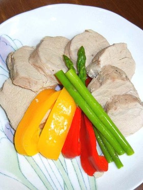 炊飯器の保温機能で豚フィレ肉のコンソメ煮
