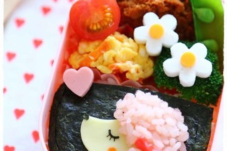 ふわふわヘアのプードルちゃん キャラ弁 レシピ 作り方 By Mai Mai クックパッド 簡単おいしいみんなのレシピが355万品