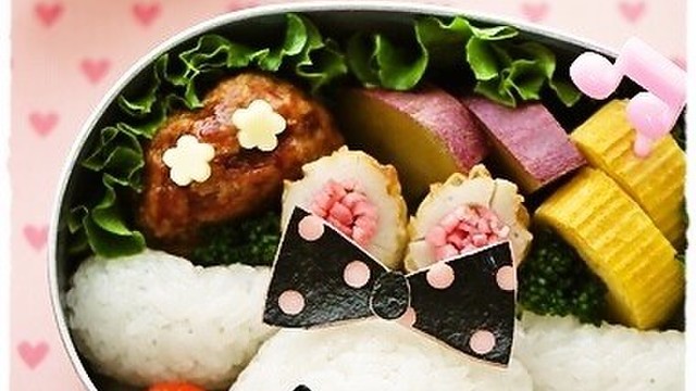 シナモンロールのリボンマジック キャラ弁 レシピ 作り方 By Mai Mai クックパッド 簡単おいしいみんなのレシピが354万品