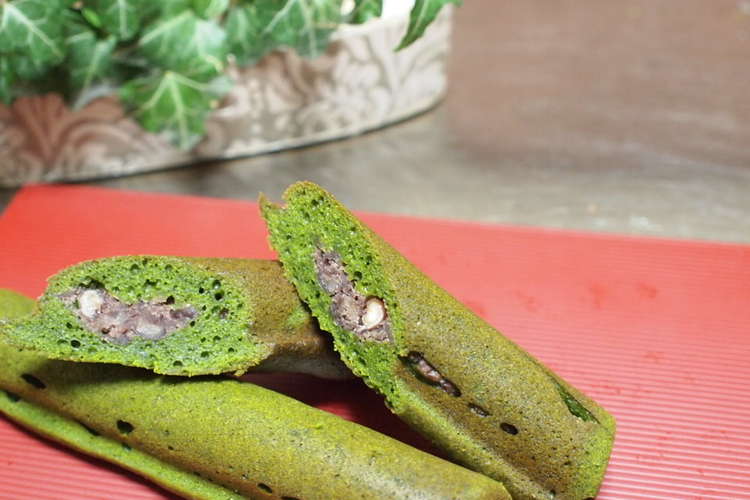 米粉の抹茶スティクケーキ 和菓子ざんす レシピ 作り方 By きょろｑ クックパッド