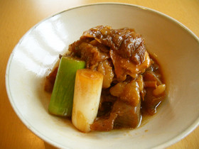 あっ!という間に!牛すじのとろとろ煮!