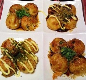 【パーティにピッタリ☆変わり種たこ焼き】