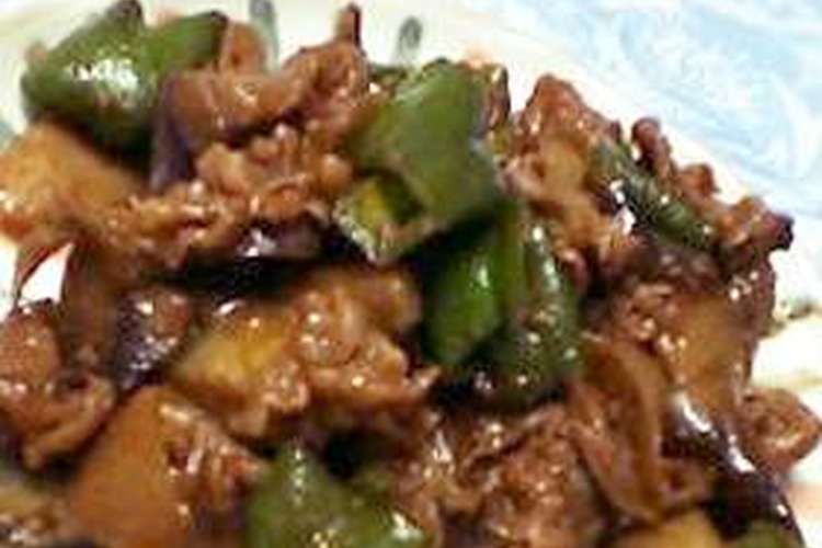 ぎゅうなすごぼうの炒め レシピ 作り方 By Cb クックパッド