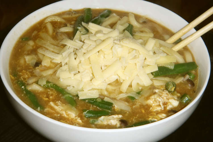 チーズが絡まる野菜カレーうどん レシピ 作り方 By Toshiebaba クックパッド 簡単おいしいみんなのレシピが360万品