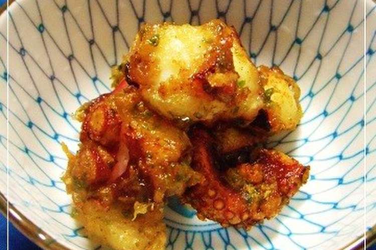 お酒のおつまみに タコの唐揚げ レシピ 作り方 By Shokenママ クックパッド 簡単おいしいみんなのレシピが353万品