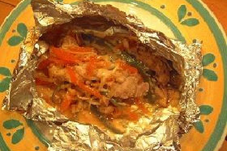 ゴマゴマチキンのホイル焼き レシピ 作り方 By ゆーらっぷ クックパッド