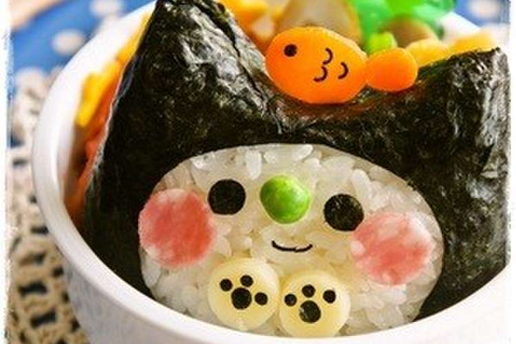 キャラ弁 黒頭巾の猫だニャー レシピ 作り方 By ちっち クックパッド 簡単おいしいみんなのレシピが349万品