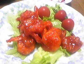 簡単、エビチリソース