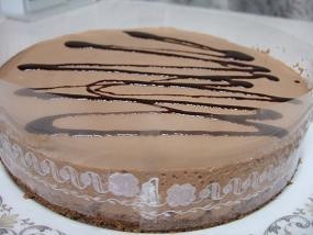 チョコレートムースケーキの画像