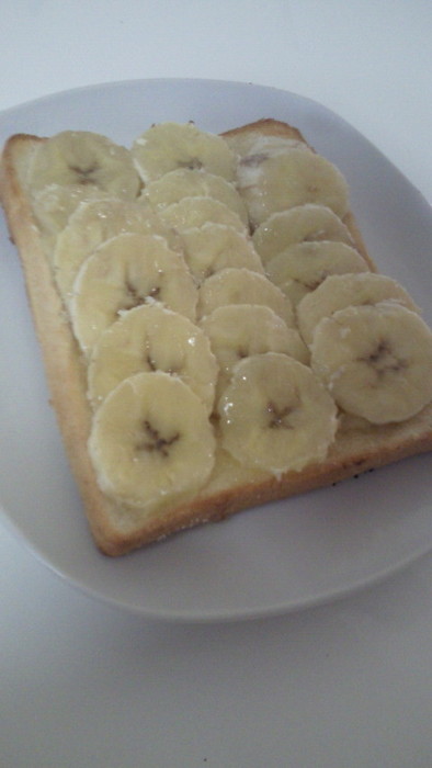 おやつに＊ハニーバナナトースト＊の写真