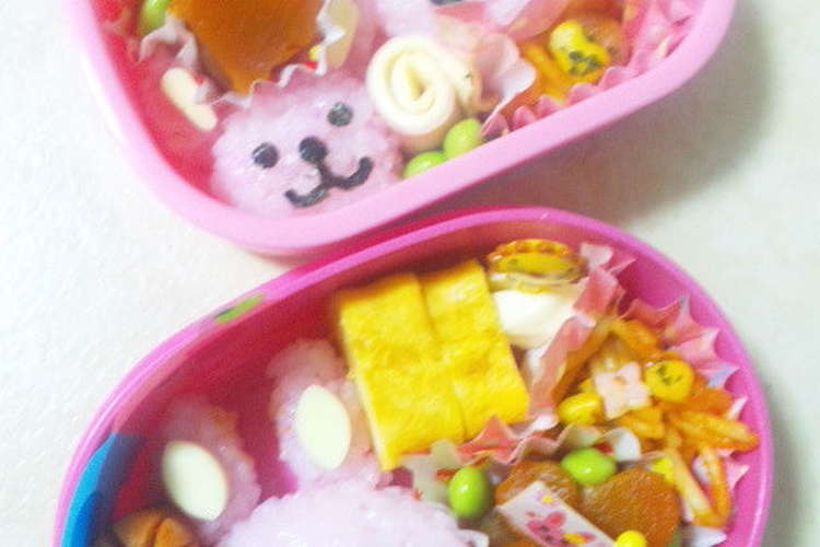 ピンクのウサギちゃん キャラ弁 レシピ 作り方 By チビザウルス クックパッド 簡単おいしいみんなのレシピが350万品