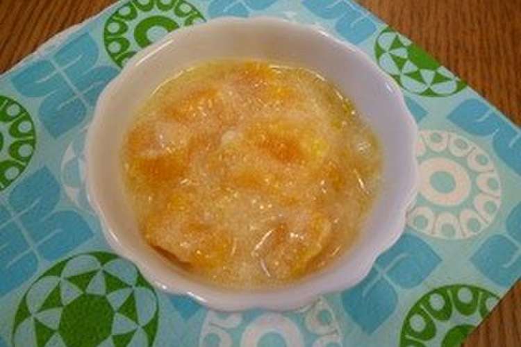 離乳食 かぼちゃのとろとろ高野豆腐あん レシピ 作り方 By Niconoco クックパッド