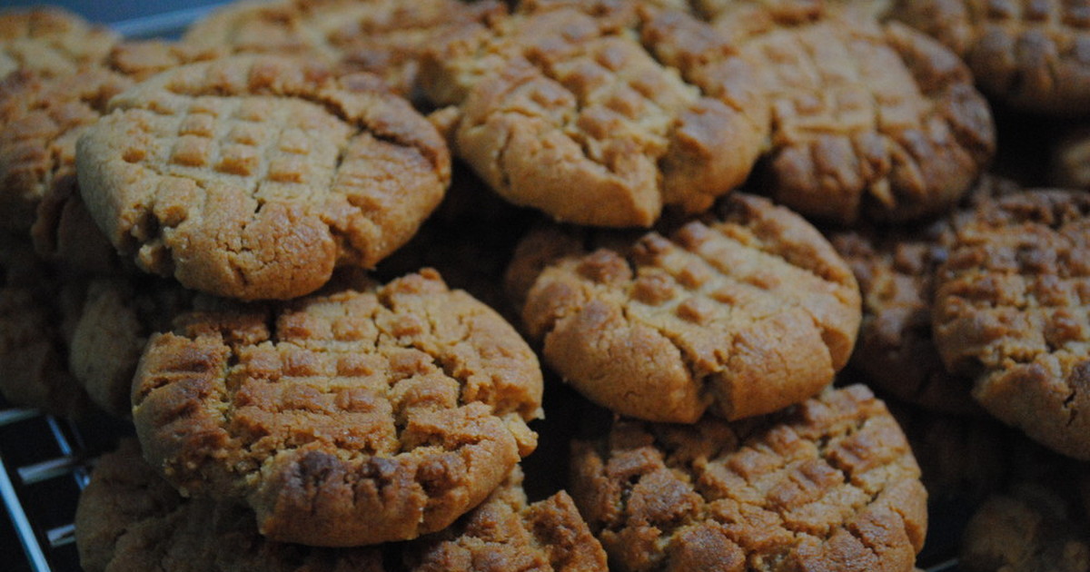 亜麻仁とピーナッツバターのクッキーのレシピ