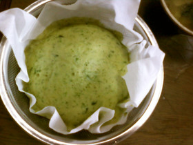 生よもぎで作る!よもぎ蒸しパン