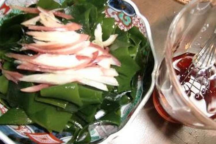 岩手の刺身わかめ 三杯酢は１ ２ ３ レシピ 作り方 By 小世界 クックパッド 簡単おいしいみんなのレシピが367万品