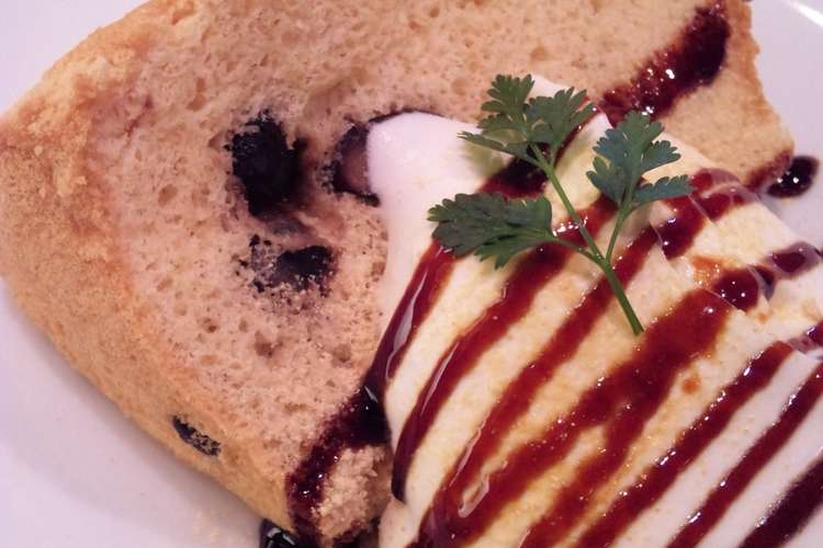 和カフェのきなこシフォンケーキ レシピ 作り方 By たけちぃぃ クックパッド