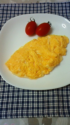 朝に美味しい　☆チーズオムレツの画像