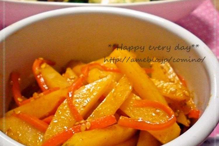 じゃがいもと人参の韓国風きんぴら レシピ 作り方 By ちきぽん クックパッド 簡単おいしいみんなのレシピが374万品