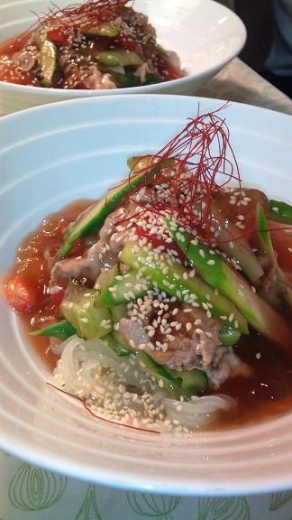 トロトロっと…野菜たっぷり冷麺の画像
