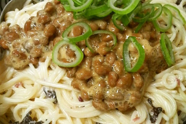 U Me ふわふわ納豆の冷製パスタ レシピ 作り方 By Coffeecoco クックパッド 簡単おいしいみんなのレシピが353万品