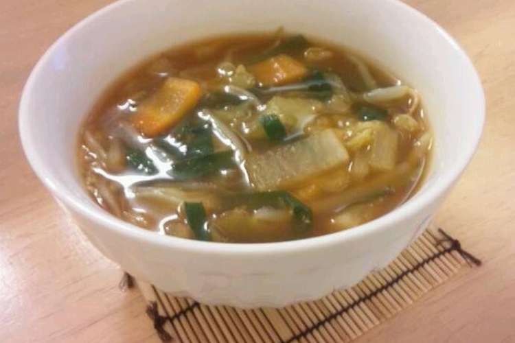 ダイエット 韓国風 野菜スープ レシピ 作り方 By みいみい02 クックパッド 簡単おいしいみんなのレシピが364万品