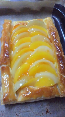 フレッシュピーチエンジェルパイのレシピ