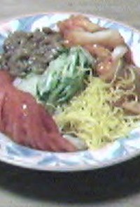 キムチ納豆冷麺