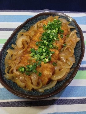 美味しいよ!厚揚げの甘酢生姜焼き
