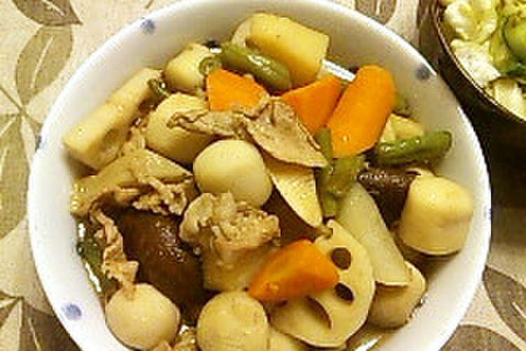 豚こま肉の筑前煮風 レシピ 作り方 By ひなみっくす もーど クックパッド 簡単おいしいみんなのレシピが356万品