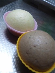 簡単!HMでむっちり蒸しパンの写真