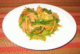 豚肉のノニキムチ炒め