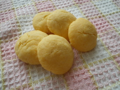 卵黄・サラダ油・天ぷら粉でレンジクッキーの写真