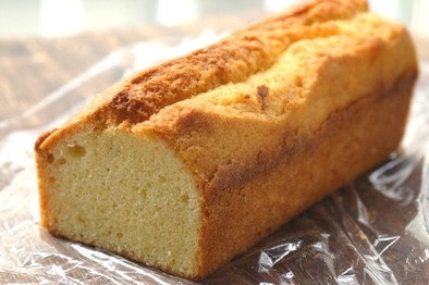 米粉のパウンドケーキ。の写真