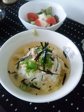 夏☆暑い日には冷やし茶漬け