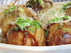 銀だこ風!?我家のカリトロたこ焼き